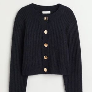 H&M Rib-knit Cardigan